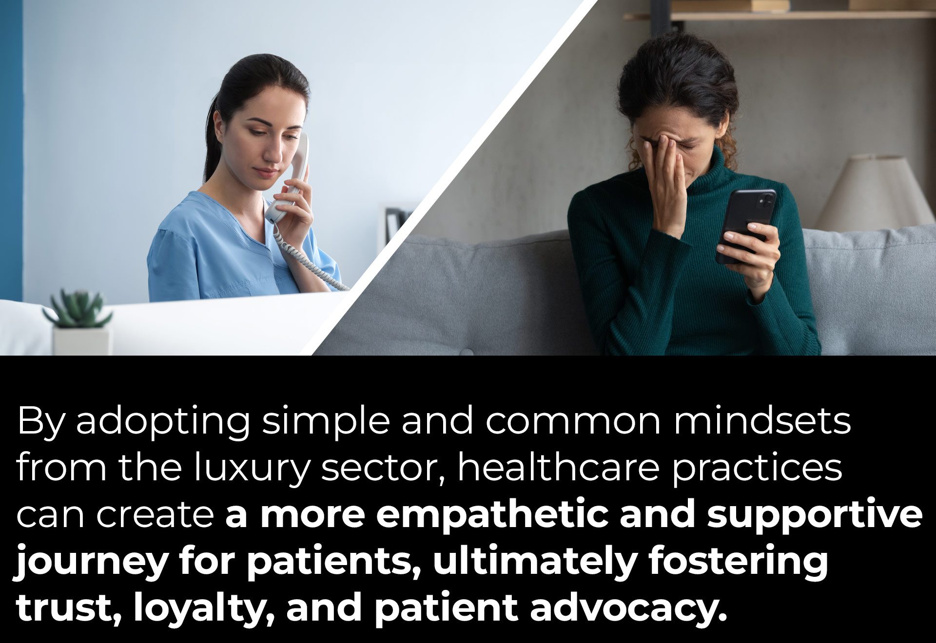 By adopting simple and common mindsets from the luxury sector, healthcare practices can create a more empathetic and supportive journey for patients, ultimately fostering trust, loyalty, and patient advocacy.